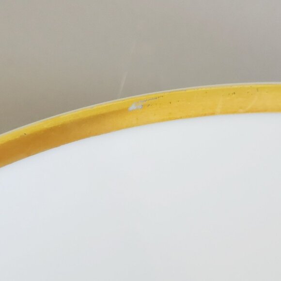 Vintage PM Jaeger & Co. Harvest Dinner Plate Yellow Apple & Nuts Heavy Gold Trim - Picture 3 of 10